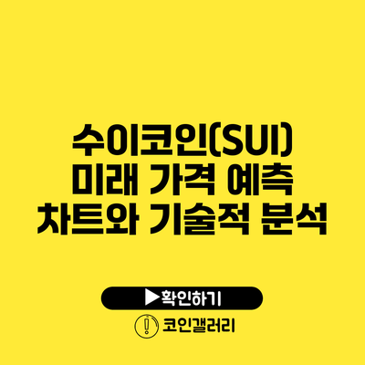 수이코인(SUI) 미래 가격 예측: 차트와 기술적 분석