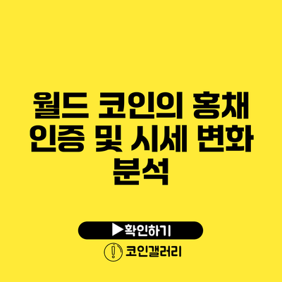 월드 코인의 홍채 인증 및 시세 변화 분석